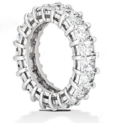 10 Carat Radiant Cut Eternity Lab Grown Diamond Ring