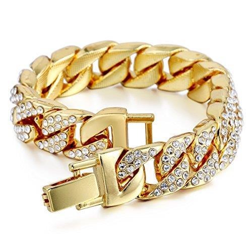 10ct Cuban Link Mens Genuine Diamond Bracelet