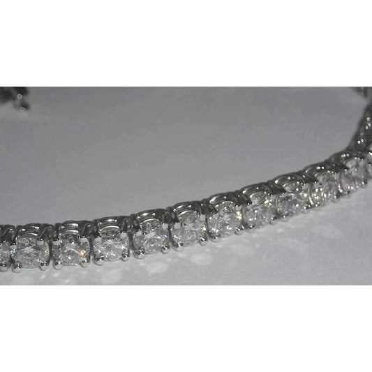 11 Carat Lab Grown Diamond Tennis Bracelet For Women