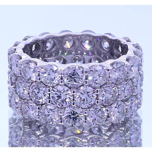 12.75 Carats Genuine Diamond Round Eternity Band