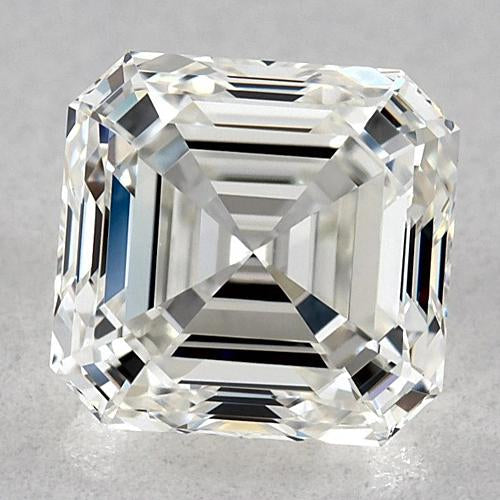 1.25 Carats Asscher Diamond Loose F Vvs1 Very Good Cut Diamond