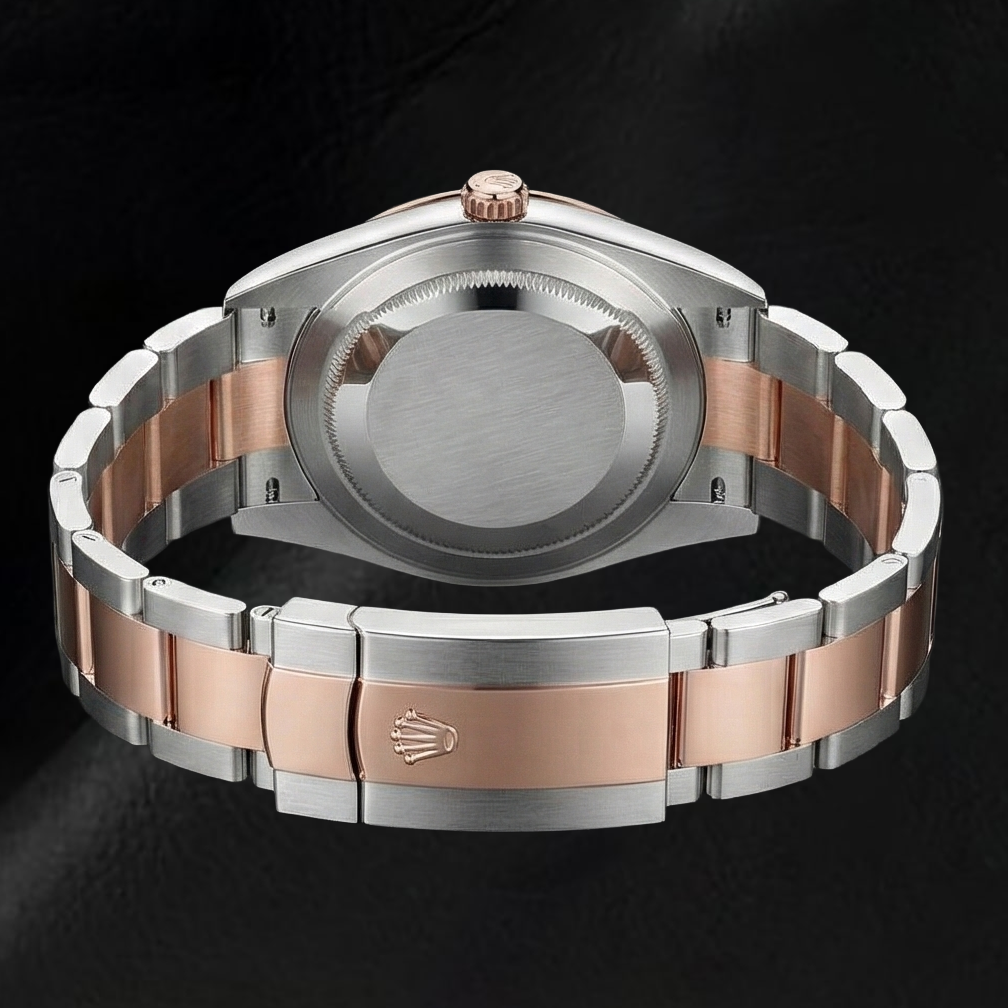 126331 Rolex Men's Watch Two Tone Gold Grey Dial 18K