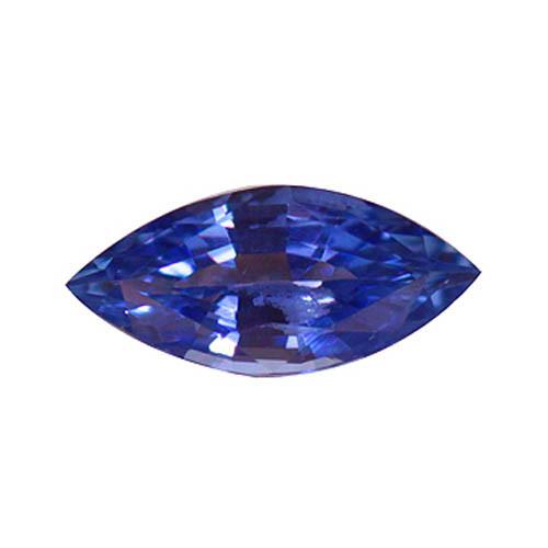 Violet Tanzanite Loose Sapphires Natural 5-ct Gold – front view