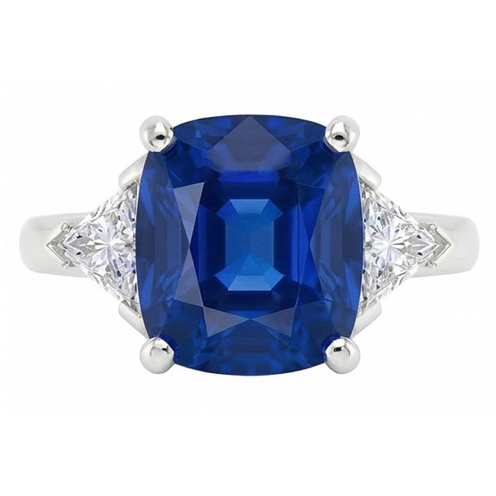 14K Gold 9 Carat Sapphire Engagement Ring