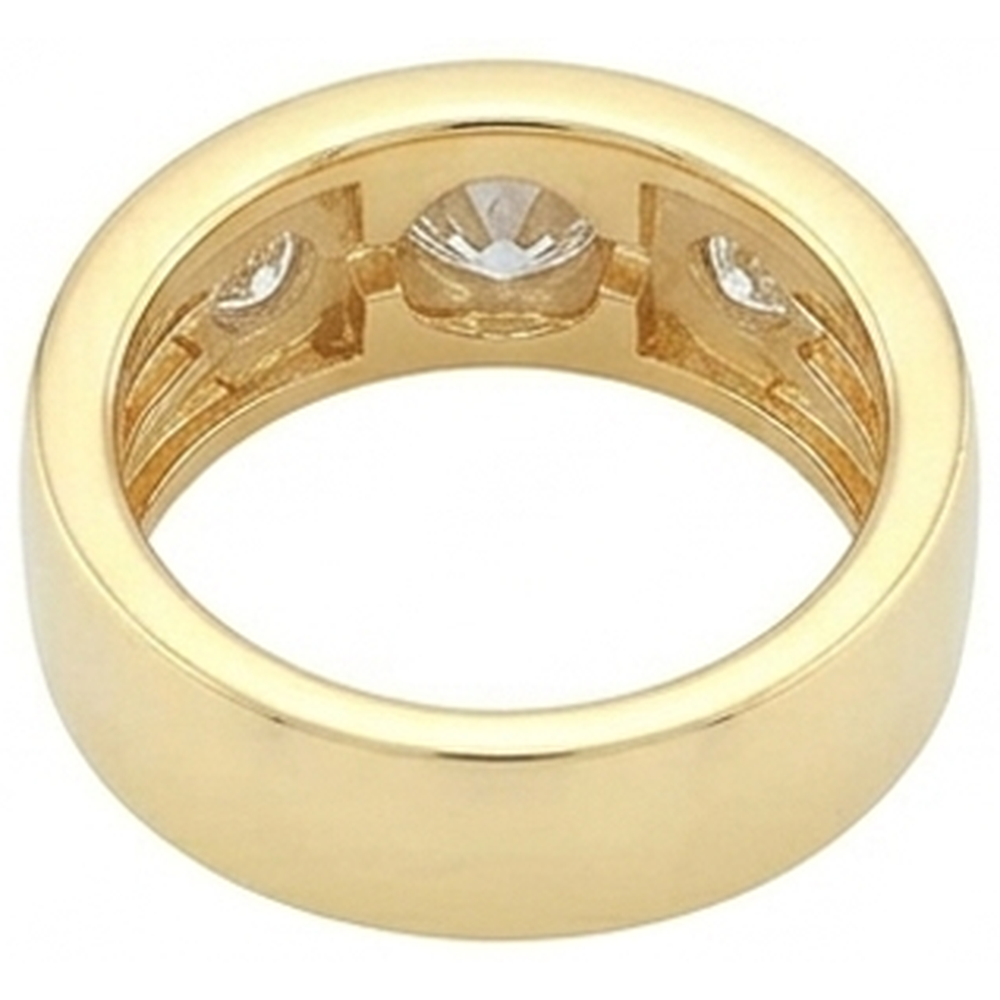 14K Yellow Gold 1 Ct Men's Natural Earth Mined Diamond ( Not Lab Grown )  Ring Jewelry New