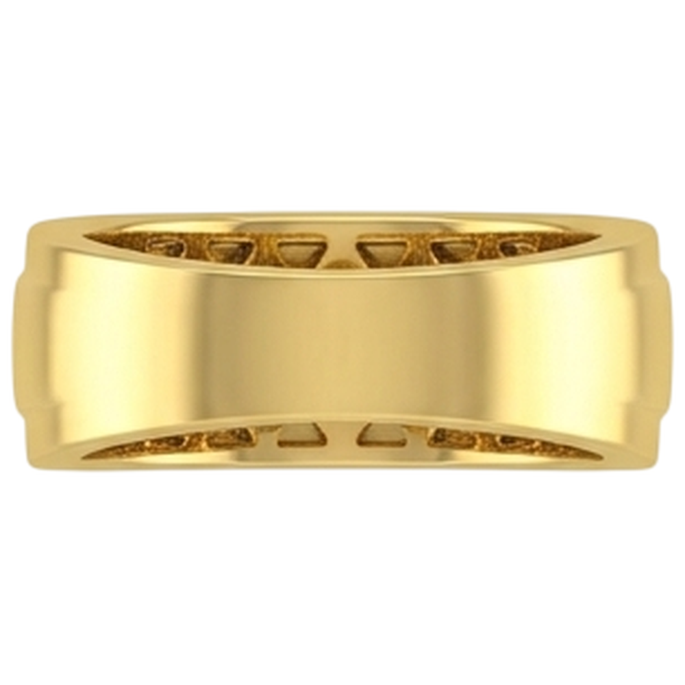 14K Yellow Gold 2 Ct Men's Natural Earth Mined Diamond ( Not Lab Grown )  Ring Jewelry New