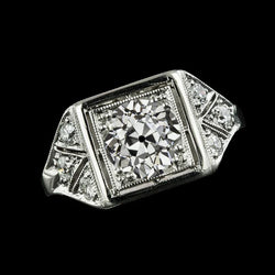 14K Gold Round Engagement Ring Old Mine Cut Real Natural Earth Mined Diamonds 2.50 Carats