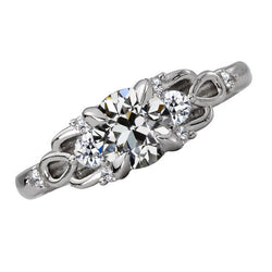 Luxury Brilliant Diamond Anniversary Ring – 3 ct 14K White Gold