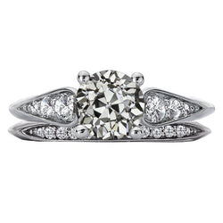 Fine Diamond Engagement Ring 2.50 ct F/VS1 – 14K White Gold