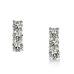 Diamond Earrings 1 ct G/VS1 – 14K White Gold