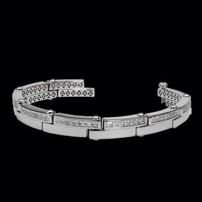 Authentic Brilliant Diamond Chain Bracelet – main view