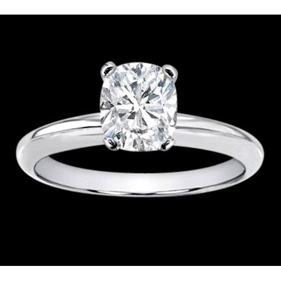 Natural Diamond Ring 1.50ct - White Gold 14K