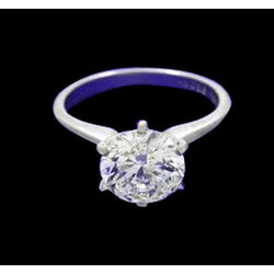 1.51 Ct. Natural Earth Mined Diamond Solitaire Engagement Ring