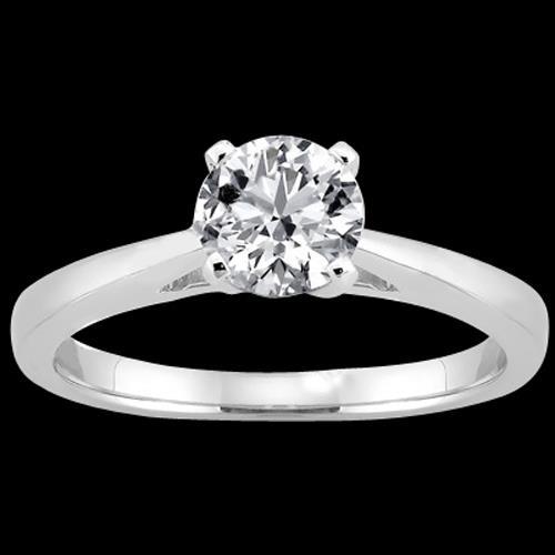 1.50 Ct Gold Natural Earth Mined Diamond Solitaire Ring Cathedral Setting