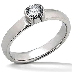 Natural Diamond Ring 1.50ct - White Gold 14K