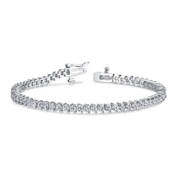 15 Carat Women's Genuine Diamond Gold Bracelet