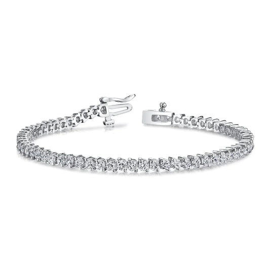 15 Carat Women's Lab Grown Diamonds Gold Bracelet