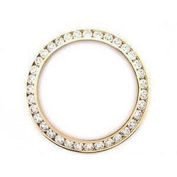 1.75 Carats Custom Diamond Bezel To Fit Rolex Date 34 Mm Men's Watch