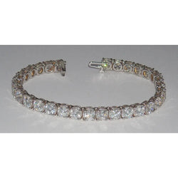 17 Carat Real Elegant Diamond Tennis Bracelet Accessory