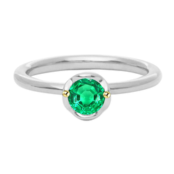 Handcrafted Precious Stone Ring with GIA Certified Emerald – 1 ct