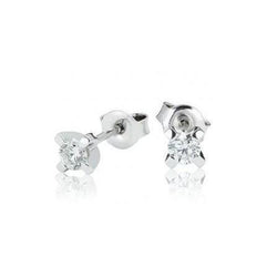 1 Carat F VS1 Brilliant Cut Real Diamond Women Stud Earring