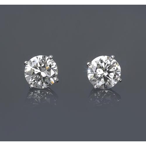 1 Carat Genuine Earrings For Sale