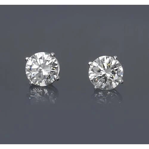 1 Carat Genuine Earrings For Sale