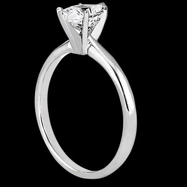 1 Carat Oval Real Diamond Solitaire Ring - Solitaire Ring-harrychadent.ca