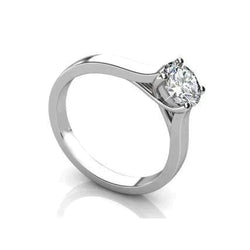 1 Carat Real Natural Earth Mined Diamond Wedding Ring