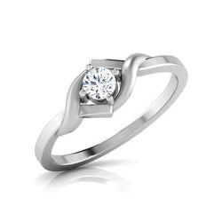 1 Carat Round Brilliant Cut Solitaire Real Natural Earth Mined Diamond Anniversary Ring