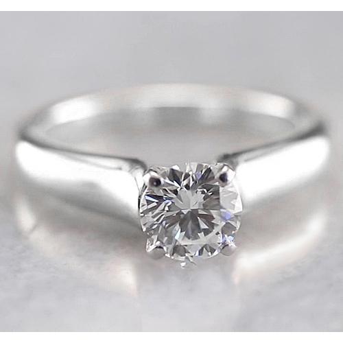 1 Carat Solitaire Natural Diamond Engagement Ring Women 