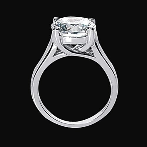 1 Carat Solitaire Real Diamond Engagement Ring White Gold Jewelry New - Solitaire Ring-harrychadent.ca