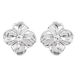 Authentic Brilliant Diamond Earrings – 14K White Gold 1 ct