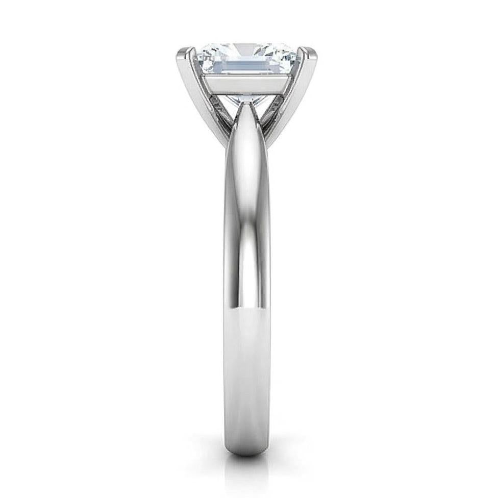 2.25 Carat Solitaire Real Natural Earth Mined Diamond ( Not Lab Grown )  Anniversary Ring 14K White Gold