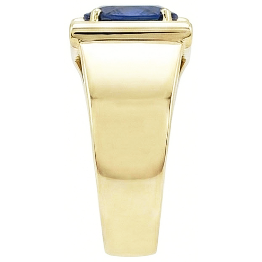 2.25 Carats Natural Earth Mined Diamond ( Not Lab Grown )  Ceylon Sapphire Men's Ring Jewelry Gold 14K