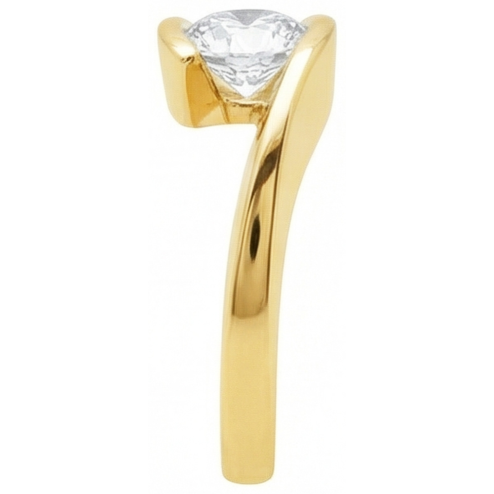 2.50 Ct. Sparkling Real Natural Earth Mined Diamond ( Not Lab Grown )  Engagement Ring Yellow Gold