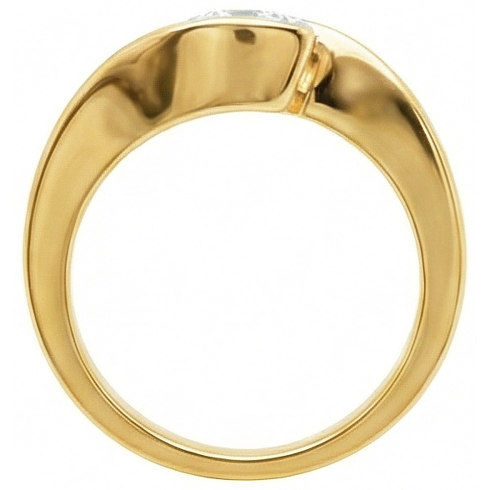 2.50 Ct. Sparkling Real Natural Earth Mined Diamond ( Not Lab Grown )  Engagement Ring Yellow Gold