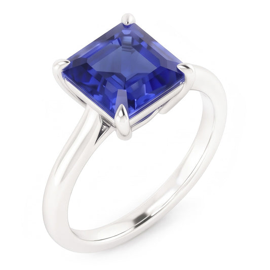 2 Carat Sapphire Women's Engagement Ring
