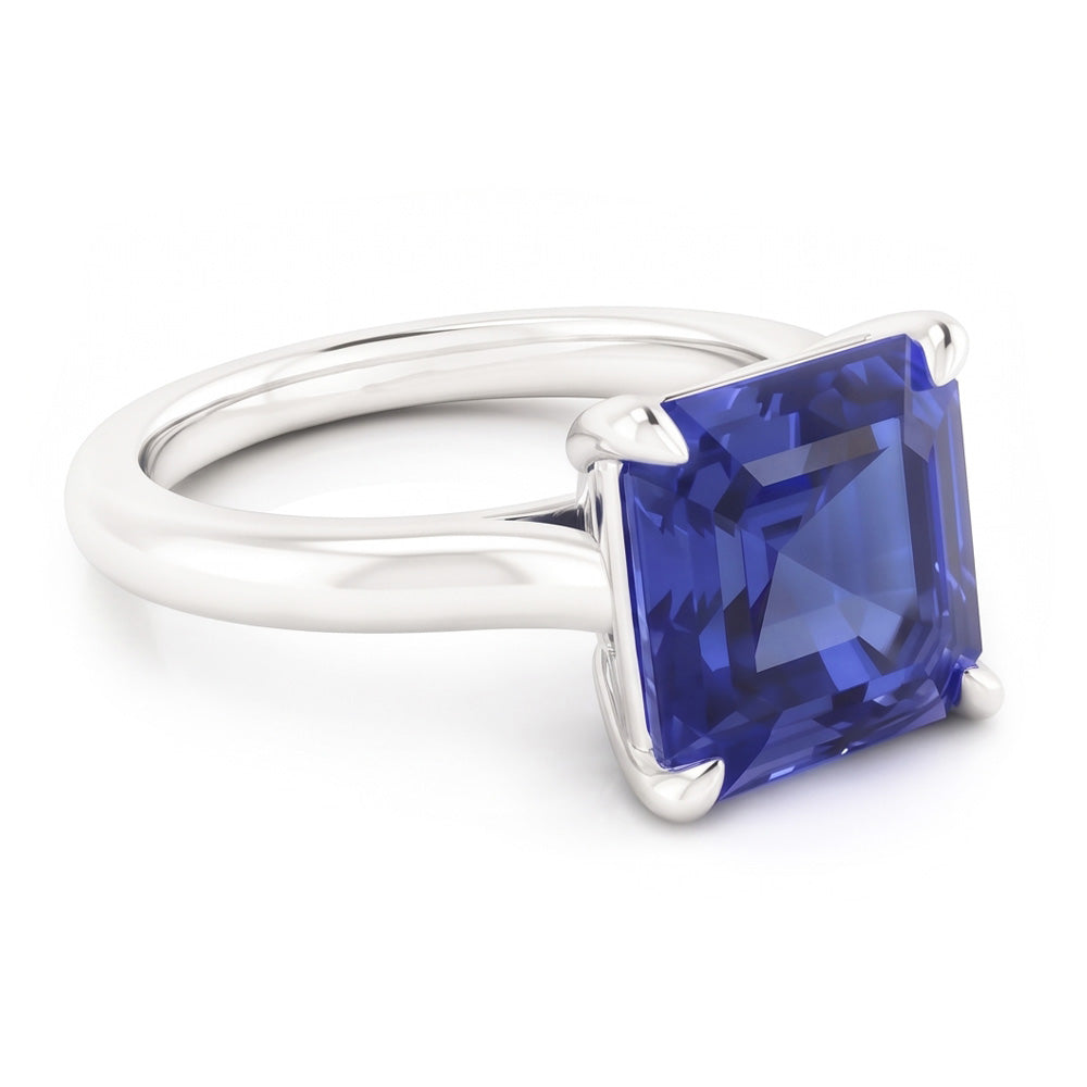 2 Carat Sapphire Women's Engagement Ring