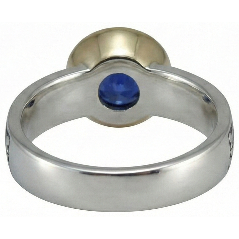 2 Carat Solitaire Ring Round Tanzanite AAA Antique Style Jewelry