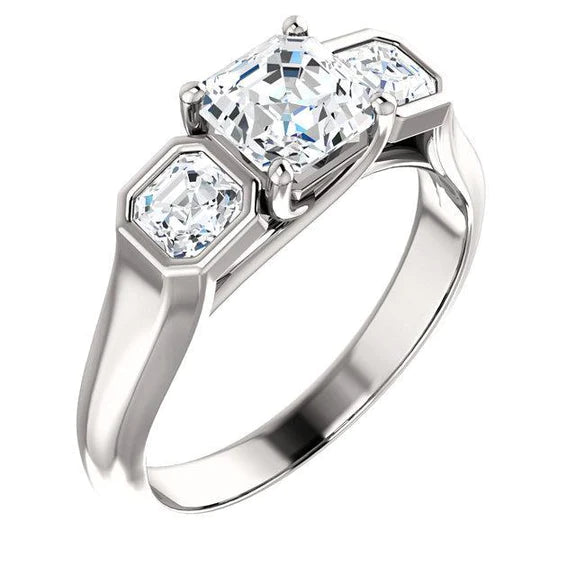 2.21 Carat Real Diamond Engagement Ring