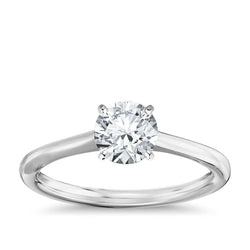 2.25 Carat Solitaire Sparkling Genuine Round Cut Natural Earth Mined Diamond Ring