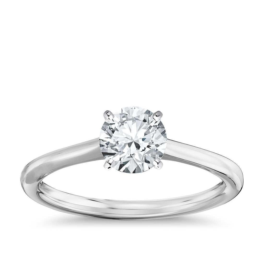 2.25 Carat Solitaire Sparkling Genuine Round Cut Diamond Ring