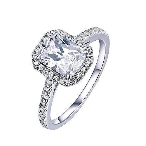 2.25 Carats Radiant And Round Cut Genuine Diamonds Halo Ring White Gold 14K