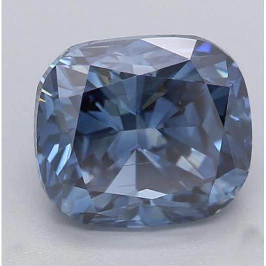 Cornflower Blue Sapphire Cushion Cut Loose Sapphires Natural in Gold – main view