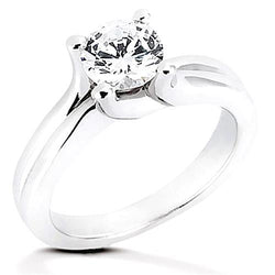 2.50 Carat Genuine Diamond Solitaire Engagement Ring