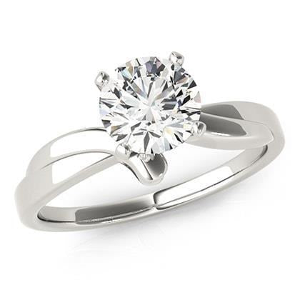 2.50 Carat Solitaire Brilliant Cut Real Diamond Engagement Ring - Solitaire Ring-harrychadent.ca