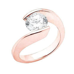 2.50 Ct. Genuine Natural Earth Mined Diamond Solitaire Engagement Ring Rose Gold New