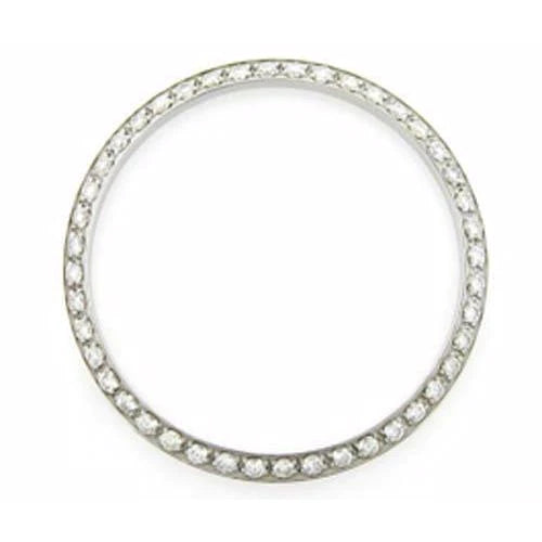 2.50 Ct Round Custom Real Diamond Bezel To Fit Rolex Date All Watch Models 34 Mm - Watch Bezel-harrychadent.ca