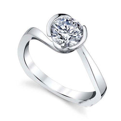2.50 Ct Sparkling Brilliant Cut Solitaire Genuine Diamond Ring